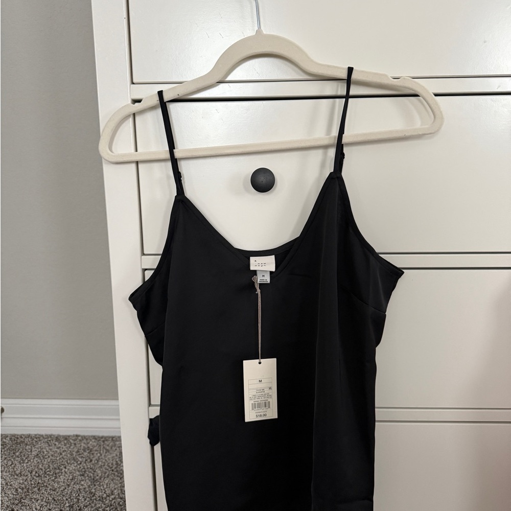 a new day Black Camisole Top